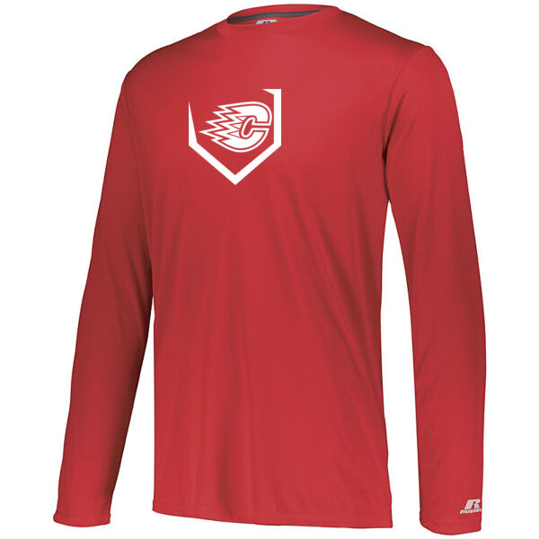 Russell Athletics - ADULT DRI-Power Core Performance Long Sleeve Tee - Printed Logo Thumbnail