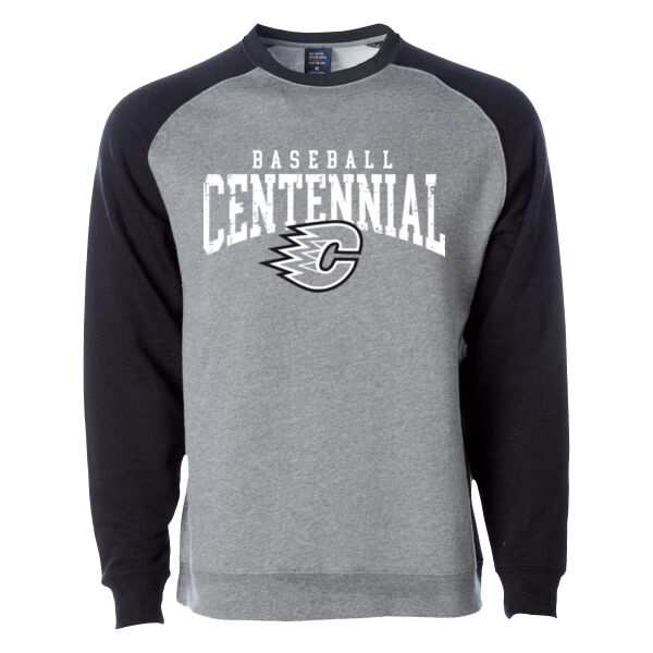 Independent Trading Co. - Unisex Special Blend Raglan Sweatshirt - Printed Logo Thumbnail