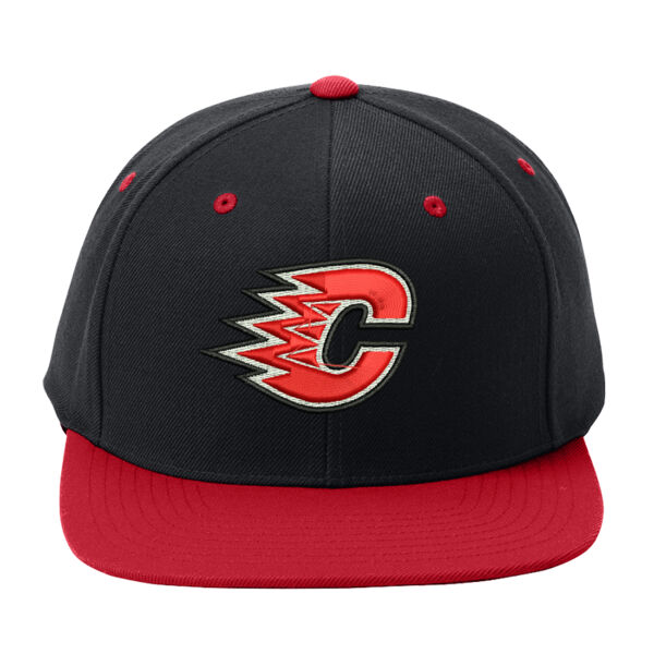 Sport-Tek Yupoong Flat Bill Snapback Cap - Embroidered Logo Thumbnail