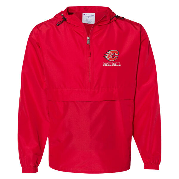 Champion - Packable Quarter-Zip Jacket - Embroidered Logo ** Add Name for $5! ** Thumbnail